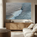 Ocean Waves Wall Art Canvas Print – Framed Coastal Serenity