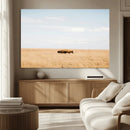 Bison Grassland Wall Art – Framed Minimal Nature Canvas by MyGreatCanvas | Canvas Wall Art Prints | Photo Prints & Wall Decor