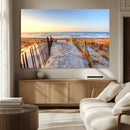 Ocean Sunset Wall Art Canvas Print – Nautical Beach