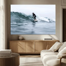 Surfer on Wave Wall Art Canvas Print – Framed Ocean by MyGreatCanvas | Canvas Wall Art Prints | Photo Prints & Wall Decor