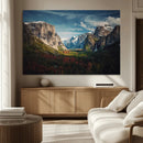 Yosemite National Park Wall Art Canvas Print – Framed