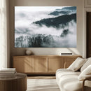 Foggy Forest Landscape Wall Art Canvas Print – Misty by MyGreatCanvas | Canvas Wall Art Prints | Photo Prints & Wall Decor