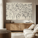 Wild Horse Stampede Wall Art Canvas Print – Monochrome by MyGreatCanvas | Canvas Wall Art Prints | Photo Prints & Wall Decor