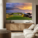 Pebble Beach Golf Wall Art Canvas Print – Iconic Coastal by MyGreatCanvas | Canvas Wall Art Prints | Photo Prints & Wall Decor