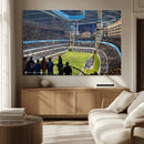 Chicago Dome Stadium Wall Art Canvas Print – Framed Modern
