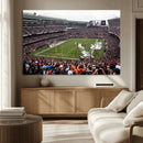 Chicago Bears Soldier Field Wall Art Canvas Print – Framed by MyGreatCanvas | Canvas Wall Art Prints | Photo Prints & Wall Decor