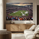 Chicago Bears Soldiers Field Wall Art Canvas Print – Framed by MyGreatCanvas | Canvas Wall Art Prints | Photo Prints & Wall Decor
