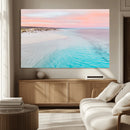 Serene Pastel Beach Wall Art Canvas Print, Tranquil Coastal by MyGreatCanvas | Canvas Wall Art Prints | Photo Prints & Wall Decor