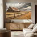 Rustic Farm Barn Wall Art Canvas Print, Stormy Sky Country by MyGreatCanvas | Canvas Wall Art Prints | Photo Prints & Wall Decor