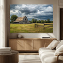Rustic Stormy Barn Wall Art Canvas Print, Moody Country Farm by MyGreatCanvas | Canvas Wall Art Prints | Photo Prints & Wall Decor