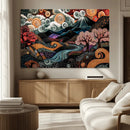 Whimsical Abstract Landscape Wall Art Canvas Print, Colorful by MyGreatCanvas | Canvas Wall Art Prints | Photo Prints & Wall Decor