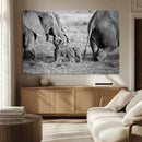 Wild Elephant Wall Art Canvas Print by MyGreatCanvas | Canvas Wall Art Prints | Photo Prints & Wall Decor