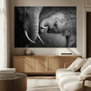 Elephant Family Wall Art Canvas, Framed Elephant Family by MyGreatCanvas | Canvas Wall Art Prints | Photo Prints & Wall Decor