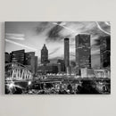 Black and White Atlanta Wall Art Canvas Print by MyGreatCanvas | Canvas Wall Art Prints | Photo Prints & Wall Decor