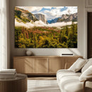 Half Dome Yosemite Canvas Wall Art – Majestic Triptych