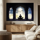 Women and Yoga Wall Art Canvas Print