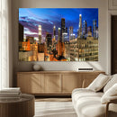 Los Angeles Night Wall Art Canvas Print