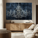 Dark Chandelier Wall Art Canvas Print by MyGreatCanvas | Canvas Wall Art Prints | Photo Prints & Wall Decor