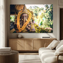 Hinduism Statue Wall Art Canvas Print