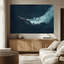 Swimmer Wall Art Canvas Print