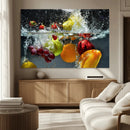 Kithen Vegetables World Wall Art Canvas Print