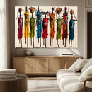 Abstract African Women Wall Art Canvas Print by MyGreatCanvas | Canvas Wall Art Prints | Photo Prints & Wall Decor