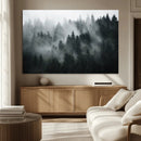 Foggy Forest Wall Art Canvas Print | 3 Panel Large Misty by MyGreatCanvas | Canvas Wall Art Prints | Photo Prints & Wall Decor