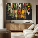 Kitchen Spice Wall Art Canvas Print
