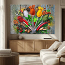 Spoonful of Spices Cooking Wall Art Canvas Print - Vibrant by MyGreatCanvas | Canvas Wall Art Prints | Photo Prints & Wall Decor