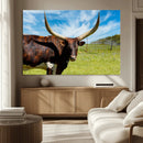 Longhorn and Cow Wall Art, Country Cow Wall Decor Canvas by MyGreatCanvas | Canvas Wall Art Prints | Photo Prints & Wall Decor