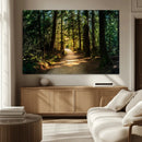 Natural Landscape Wall Art Relaxing Forest Canvas Print