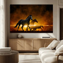 Horse Wall Art Canvas Print, Multi Panel Animal Canvas Print