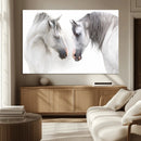 White Horse Wall Art Animal Canvas Print by MyGreatCanvas | Canvas Wall Art Prints | Photo Prints & Wall Decor