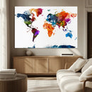 World Map Canvas Print – Detailed Map of the World Wall Art by MyGreatCanvas | Canvas Wall Art Prints | Photo Prints & Wall Decor