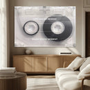 Vintage Cassette Tape Canvas Wall Art - Inspirational 'Life by MyGreatCanvas | Canvas Wall Art Prints | Photo Prints & Wall Decor