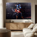 American Football Wall Art Canvas Print, Stadium Sport Wall by MyGreatCanvas | Canvas Wall Art Prints | Photo Prints & Wall Decor