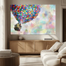 Up Pixar Poster, Look Up Pixar Wall Art, Up Pixar Canvas,