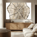 Abstract Wood Tree Ring Wall Art - Ready to Hang Minimalist