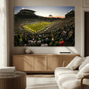 Oregon Stadium Canvas Wall Art - Captivating Game Day Scene
