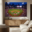 St. Louis Cardinals Baseball Team Print - Busch Stadium Wall by MyGreatCanvas | Canvas Wall Art Prints | Photo Prints & Wall Decor