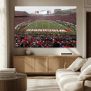 Wisconsin Badgers Team Print Canvas - Madison Camp Randall