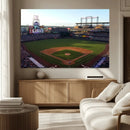 Colorado Rockies Coors Field Wall Art Canvas Print - MLB