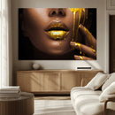 African American Art Black Woman Canvas Print, African Wall