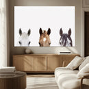 Horse Prints Set, Set of 3 Horse Wall Art, Horses Portraits, by MyGreatCanvas | Canvas Wall Art Prints | Photo Prints & Wall Decor
