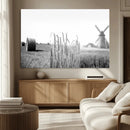Vintage Farmhouse Black and White Triptych Wall Art – Giclee