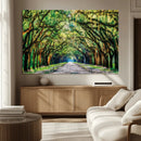 Serene Tree Tunnel Wall Art Canvas Print – Pathway Under by MyGreatCanvas | Canvas Wall Art Prints | Photo Prints & Wall Decor