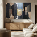 Minimalist Wabi Sabi Abstract Geometric Wall Art Canvas