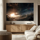 Avengers Planet Wall Art Canvas Print