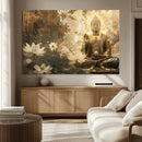 Zen Buddha Wall Art Canvas Print | Peaceful Meditation Decor