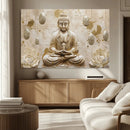 Serene Buddha Wall Art | Yoga Room Decor and Meditation Wall